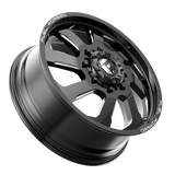Fuel Mono DD39 FF39D 20x8.25 +105 Gloss Black Milled commercial truck wheel