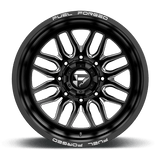 Fuel Mono DB66 FFC66 20x8.25 -202mm Matte Black Milled