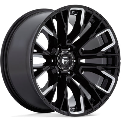 Fuel Rebar 6 Black Milled Wheel