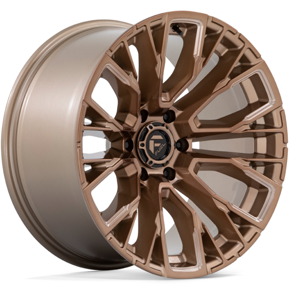 Fuel Rebar 6 Bronze Milled Wheel