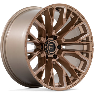 Fuel Rebar 6 Bronze Milled Wheel