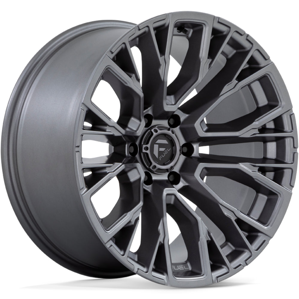 Fuel Rebar 6 Gunmetal Wheel
