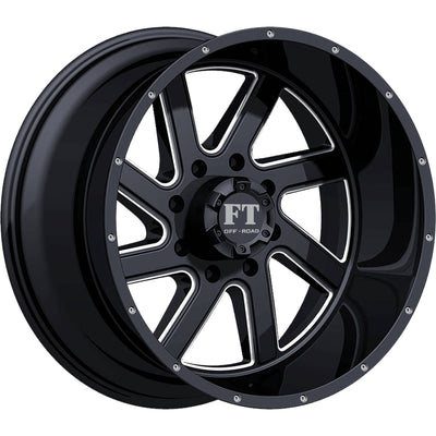 Full Throttle FT-1 Black Milled Wheel