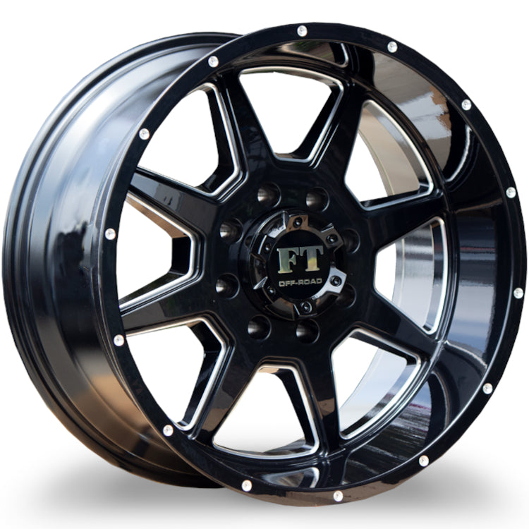 Full Throttle FT-2 Black Milled Wheel
