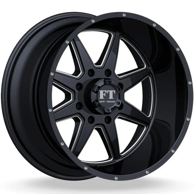 Full Throttle FT-2 Black Milled Wheel
