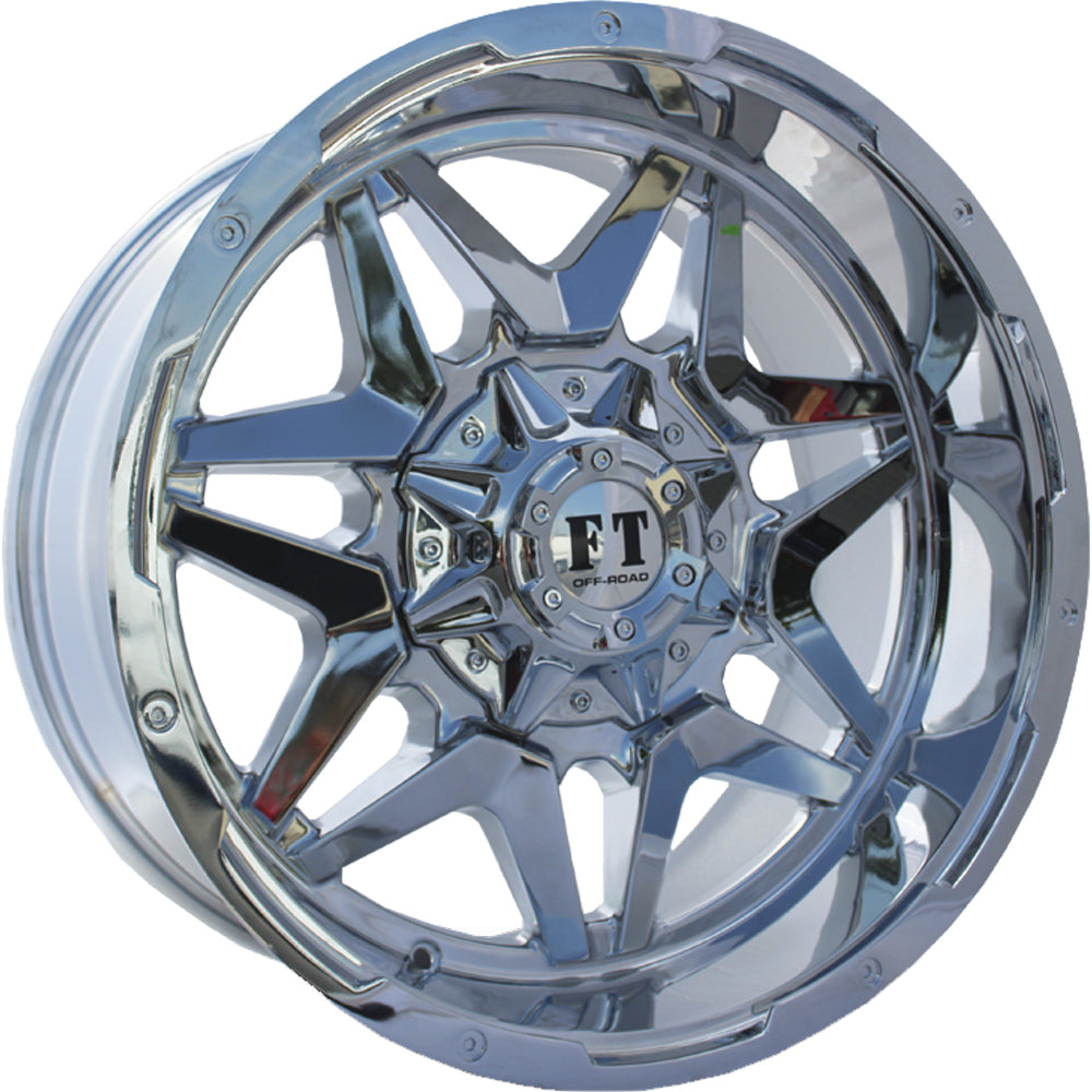 Full Throttle FT-5 Chrome Wheel