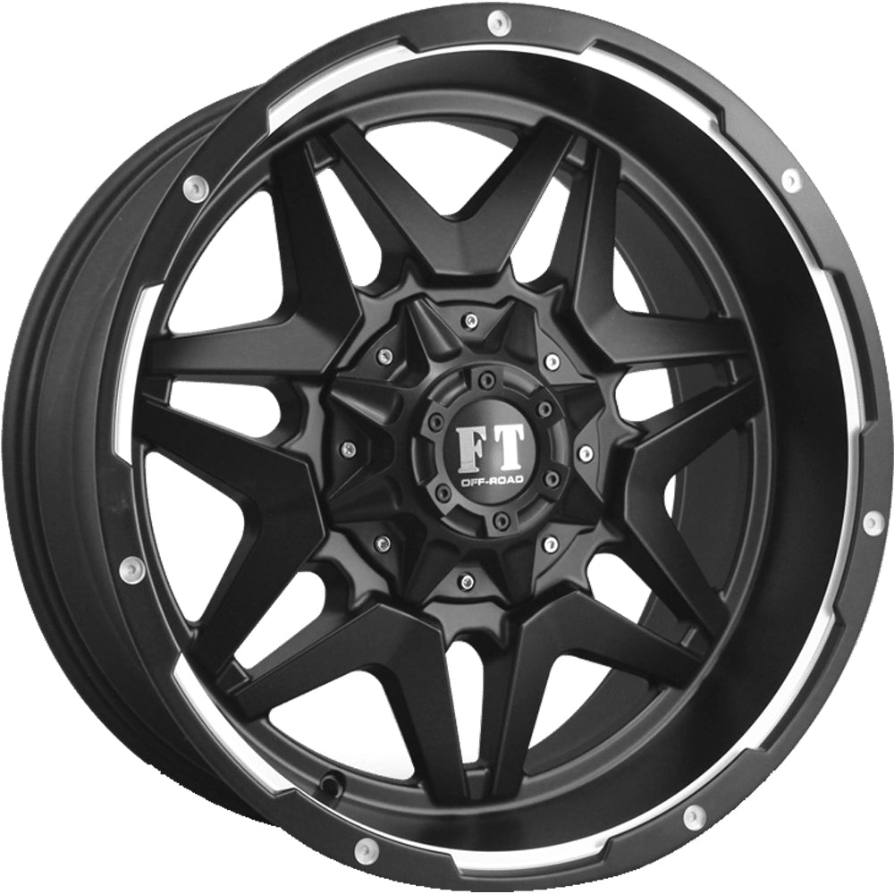 Full Throttle FT-5 Black Wheel