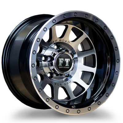 Full Throttle FT-5092 Black Machined Wheel