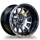 Full Throttle FT-5092 Black Machined Wheel