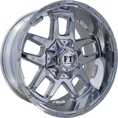 Full Throttle FT-6 Chrome Wheel