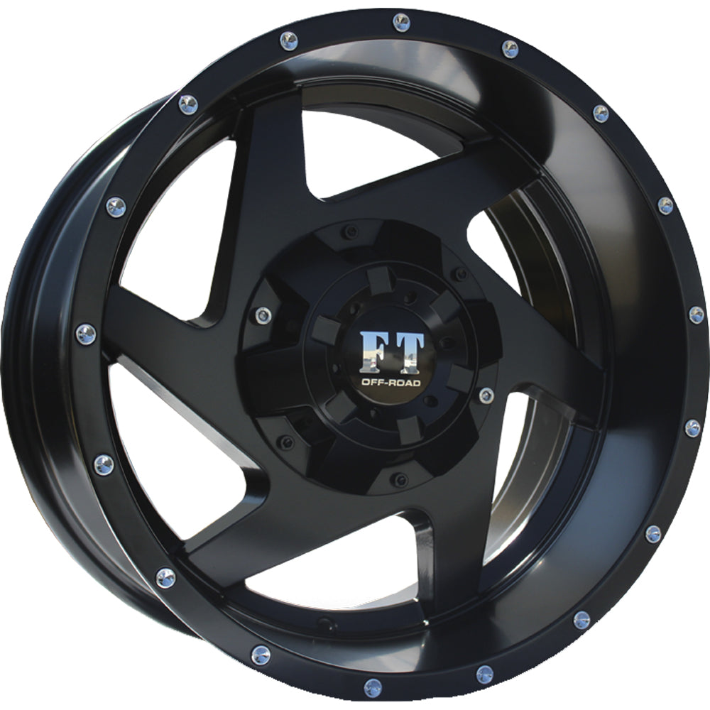 Full Throttle FT-6052 Satin Black Wheel