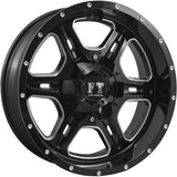 Full Throttle FT-6054 Black Milled Wheel