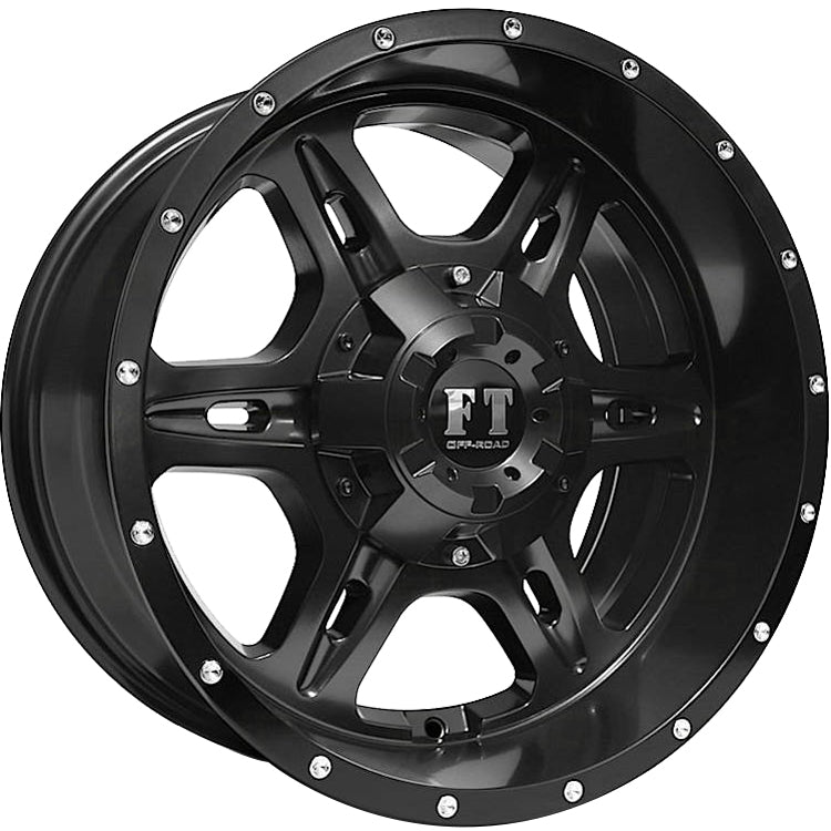 Full Throttle FT-6054 Satin Black Wheel