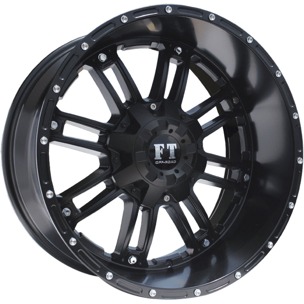 Full Throttle FT-8033 Matte Black Wheel
