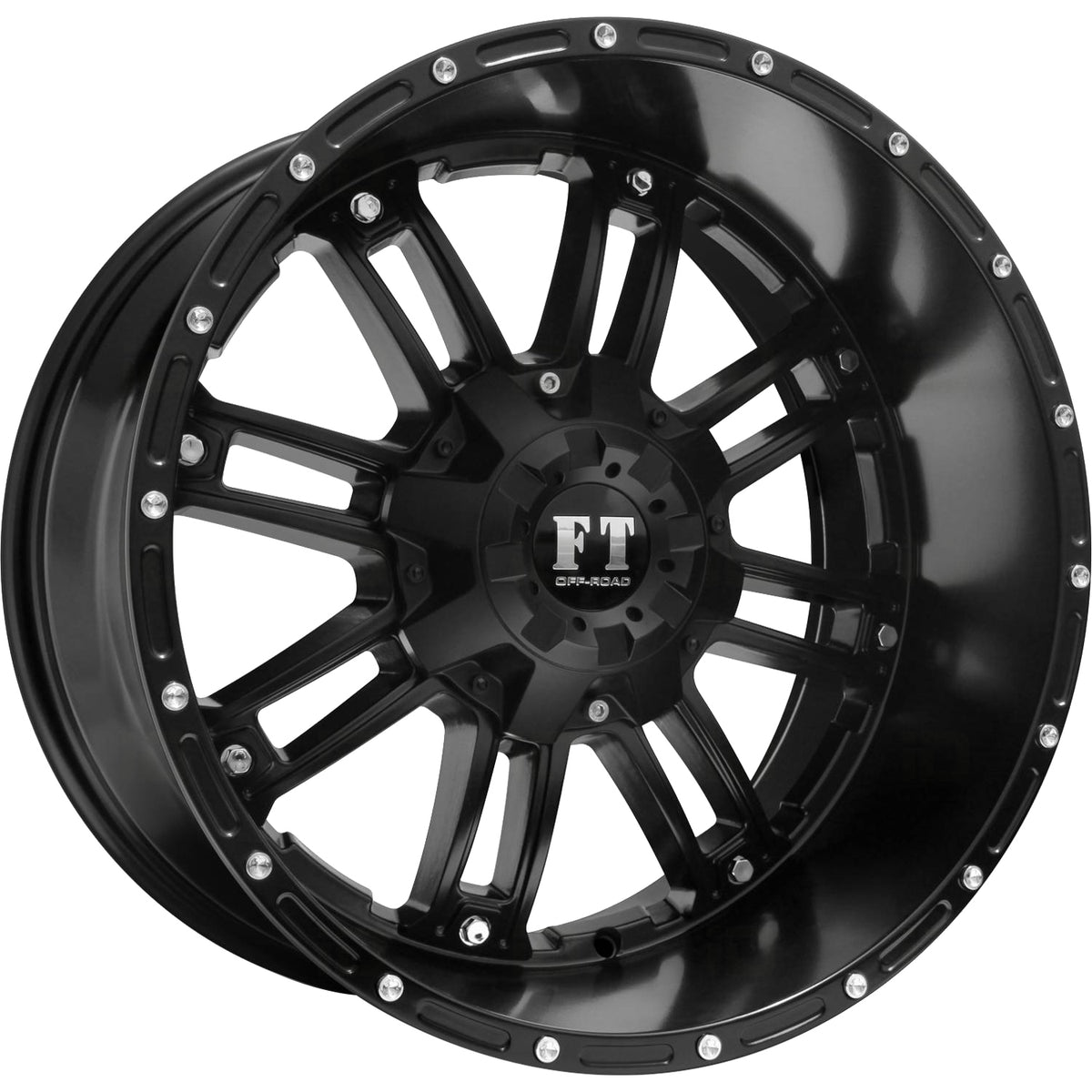 Full Throttle FT-8033 Satin Black Wheel