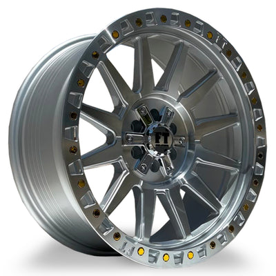 Full Throttle FT12 Silver Machined Wheel