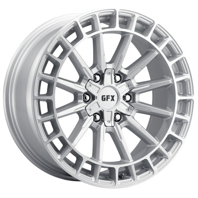G-FX TR-37 Silver Machined Wheel