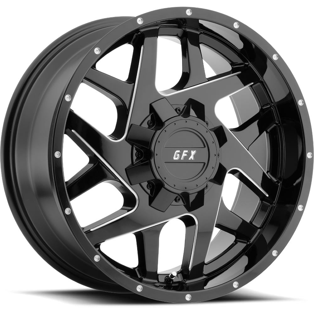 G-FX TR Mesh 2 Black Milled Wheel