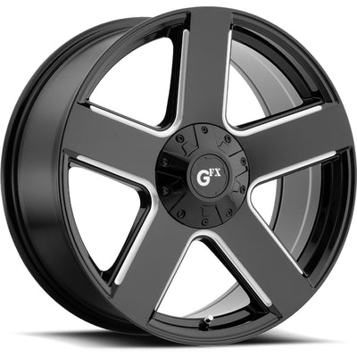 G-FX TR52 Black Milled Wheel