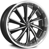 G-Line G0016 Black Machined Wheel