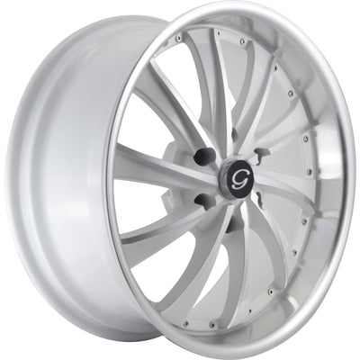 G-Line G0016 White Machined Wheel