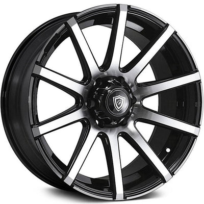 G-Line G0036 Black Polished Wheel