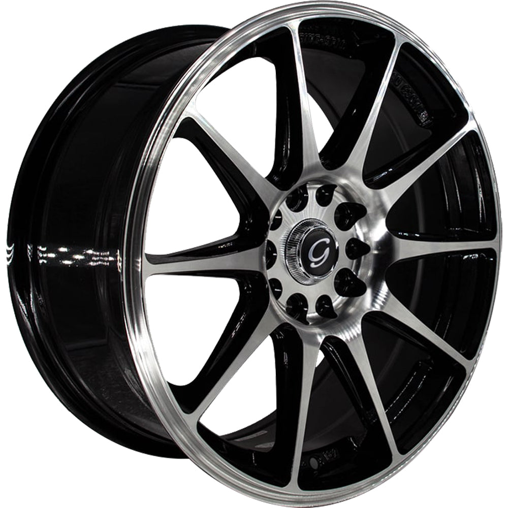 G-Line G0051 Black Machined Wheel