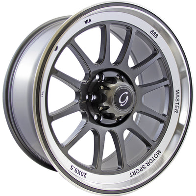 G-Line G0089 Gunmetal Polished Wheel