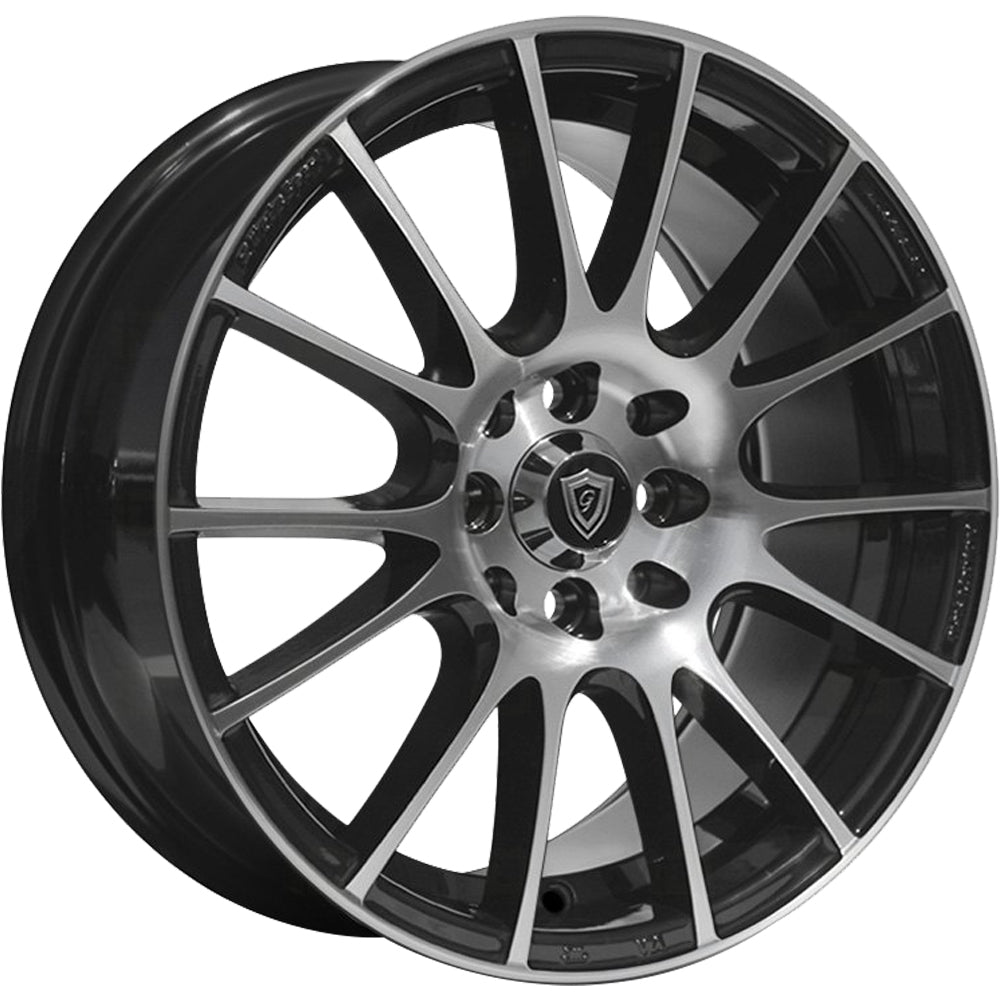 G-Line G0113 Black Machined Wheel