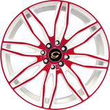 G-Line G1017 White Red Wheel