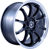 G-Line G1018 Black Polished Wheel