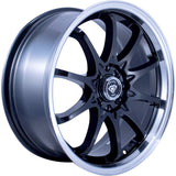 G-Line G1018 Black Polished Wheel