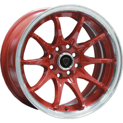 G-Line G1018 Red Machined Wheel
