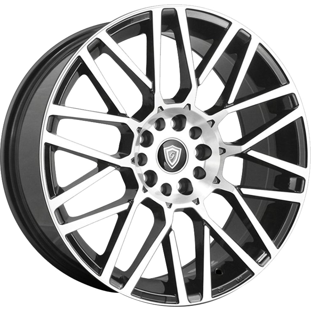 G-Line G1019 Black Machined Wheel
