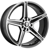 G-Line G5067 Black Machined Wheel