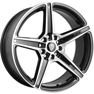 G-Line G5067 Black Machined Wheel