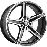 G-Line G5067 Black Machined Wheel