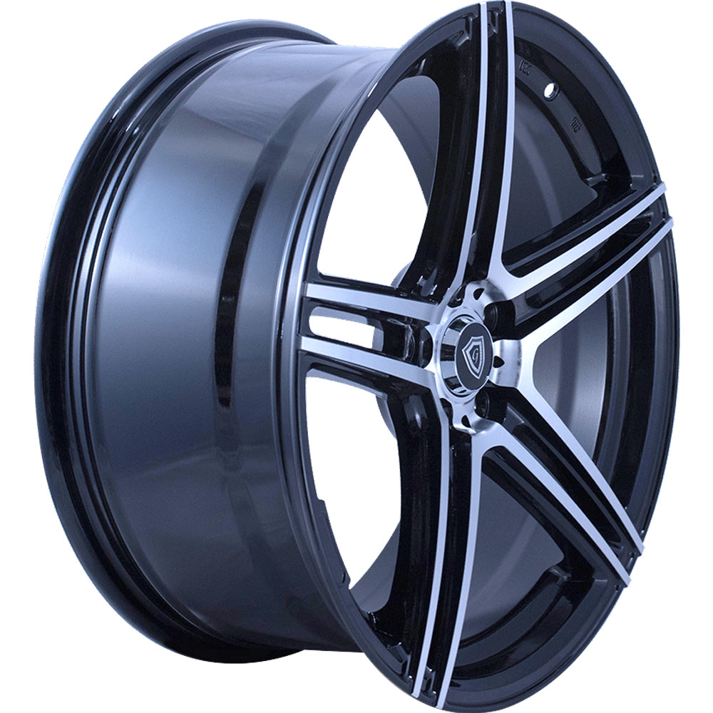 G-Line G5086 Black Machined Wheel