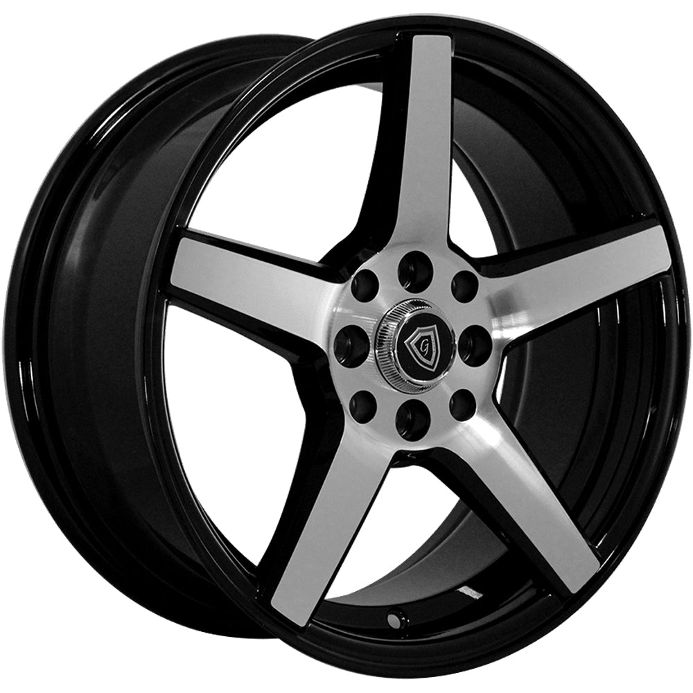 G-Line G5109 Black Machined Wheel