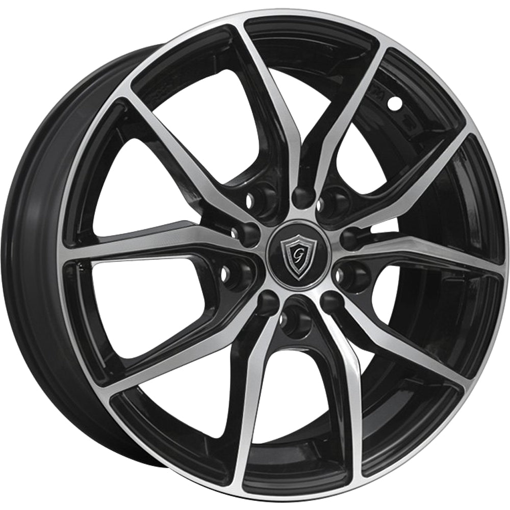 G-Line G5225 Machined Black wheel