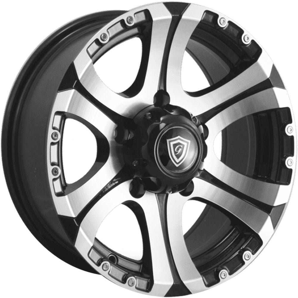 G-Line G6006 Black Machined Wheel