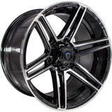 G-Line G6013 Black Machined Wheel