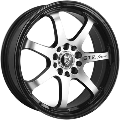 G-Line G7003 Black Machined Wheel
