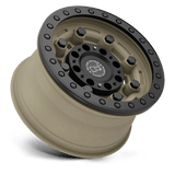 Black Rhino GARRISON BEADLOCK 17x8.5 0mm Desert with Matte Black Ring (6x139.7)