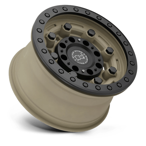 Black Rhino GARRISON BEADLOCK 17x8.5 0 Desert with Matte Black Ring
