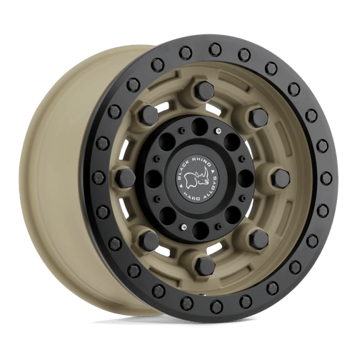 Black Rhino GARRISON BEADLOCK 17x8.5 0 Desert with Matte Black Ring