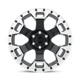 Black Rhino GAUNTLET 18x9 -18mm Gloss Black with Mirror-Cut Ring