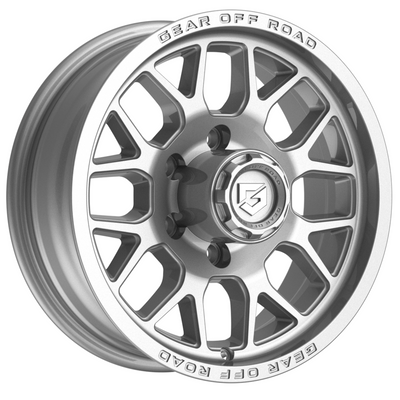 Gear Off-Road 763S Trailer Gloss Silver Wheel