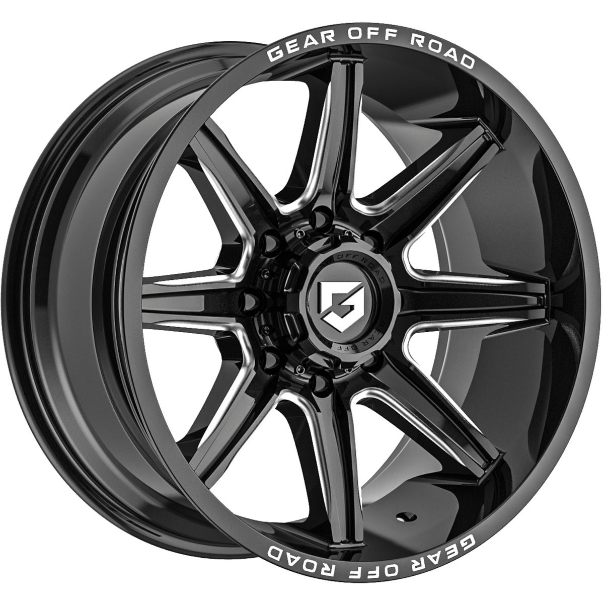 Gear Off-Road 765BM Black Milled Wheel
