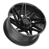 Gear Off-Road 777B Gloss Black Wheel - angled view